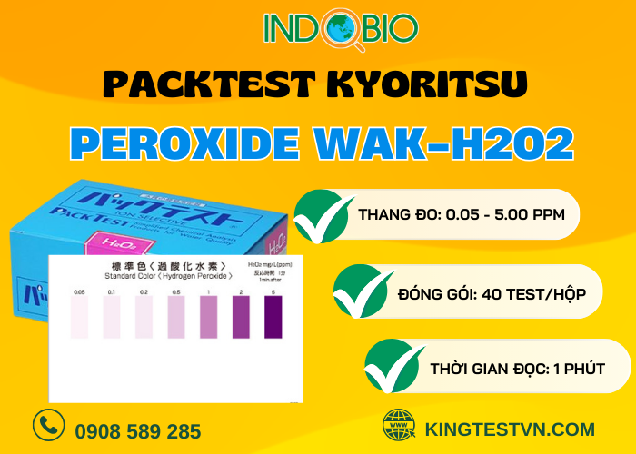 Bộ test peroxide Kyoritsu WAK-H2O2